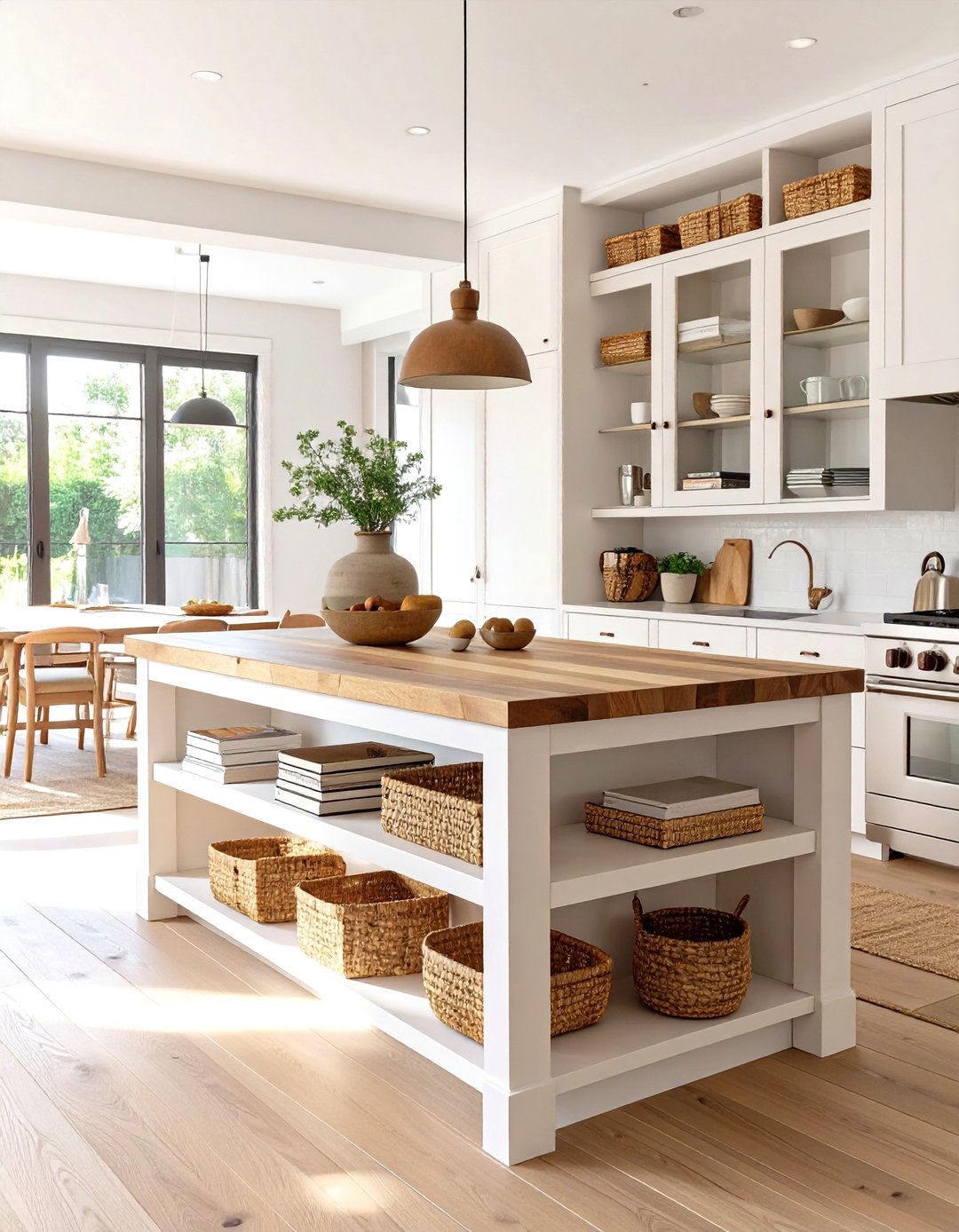 The Kitchen Island with Open Shelving - 30 modern kitchen island ideas