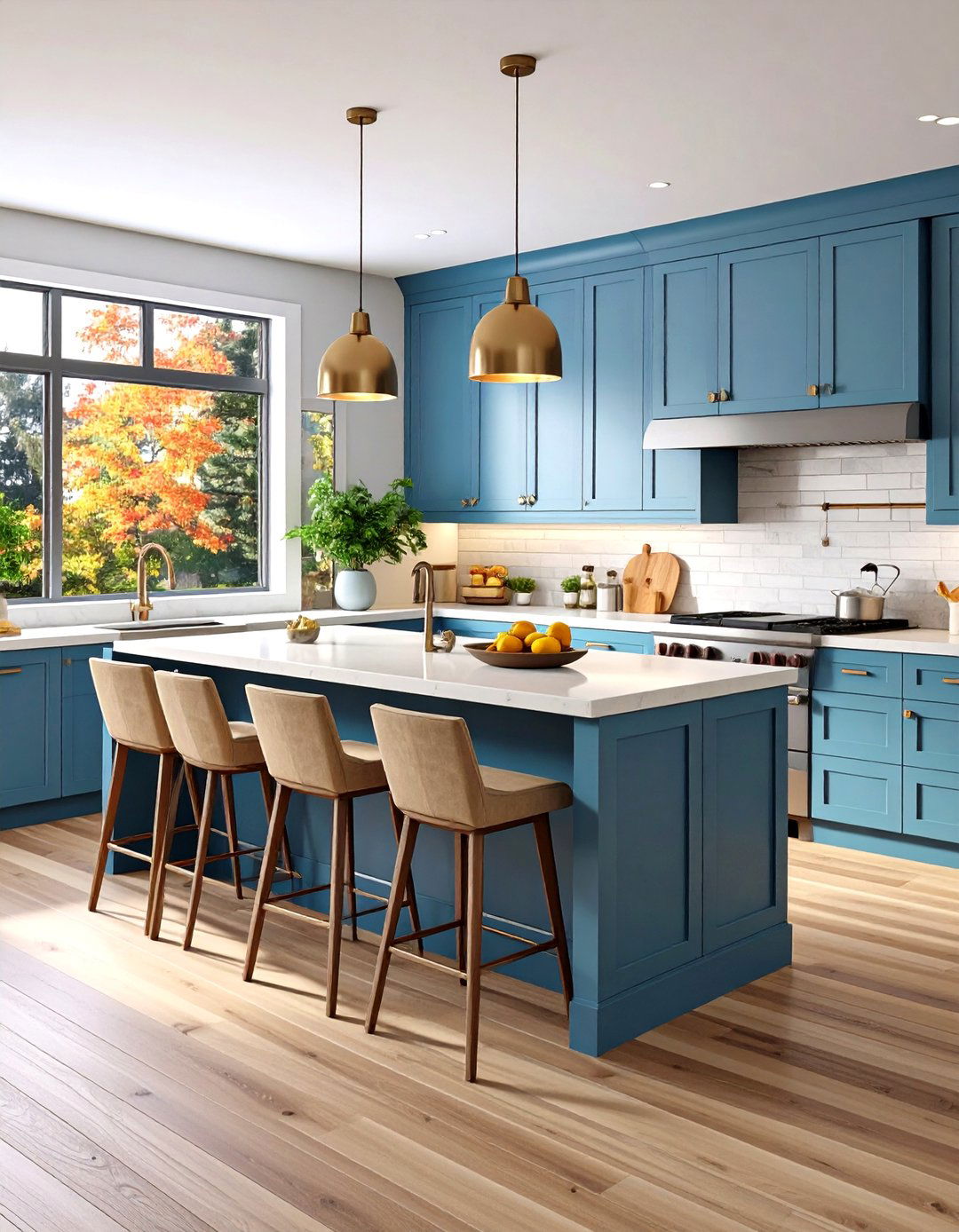The Kitchen Island with a Built in Banquette - 30 kitchen islands ideas