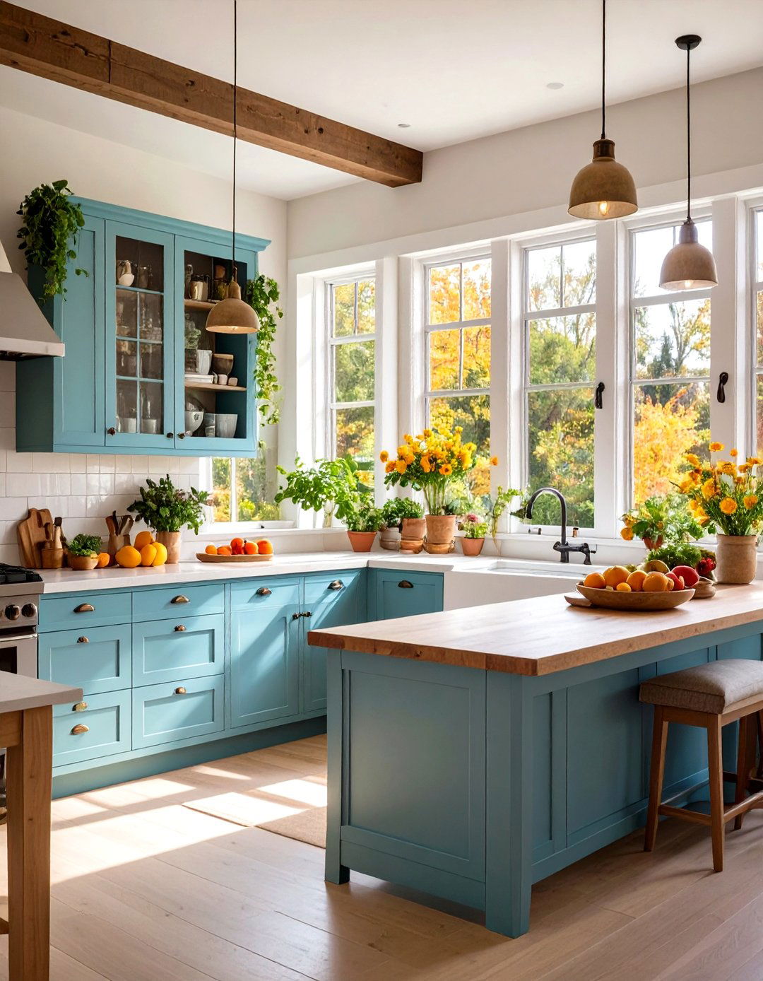 The Kitchen Window with Built In Seating - 30 kitchen window ideas over sink
