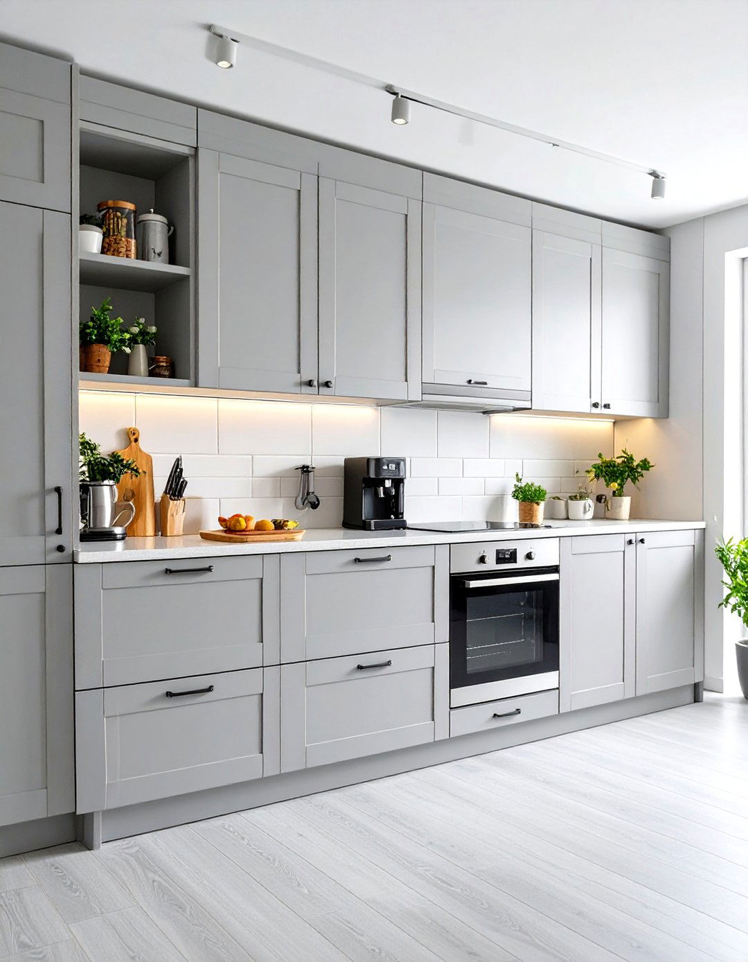 The Kitchen with Concealed Storage - 30 kitchen modern designs