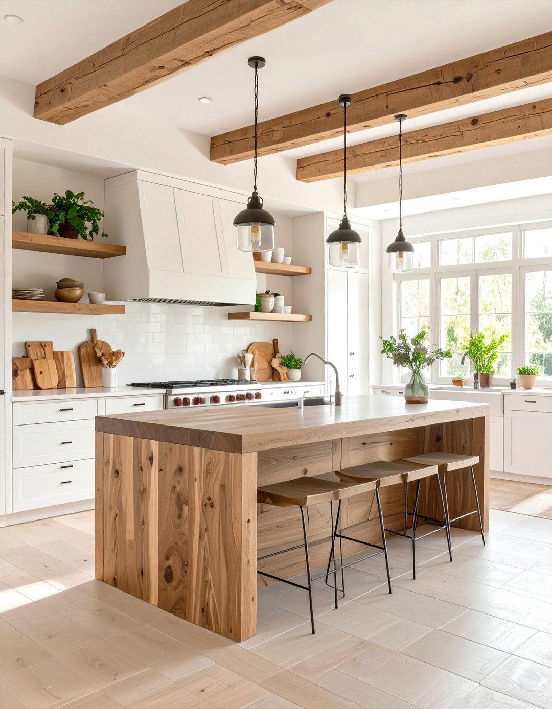 The Kitchen with Natural Wood Elements - 30 design a kitchen online ideas