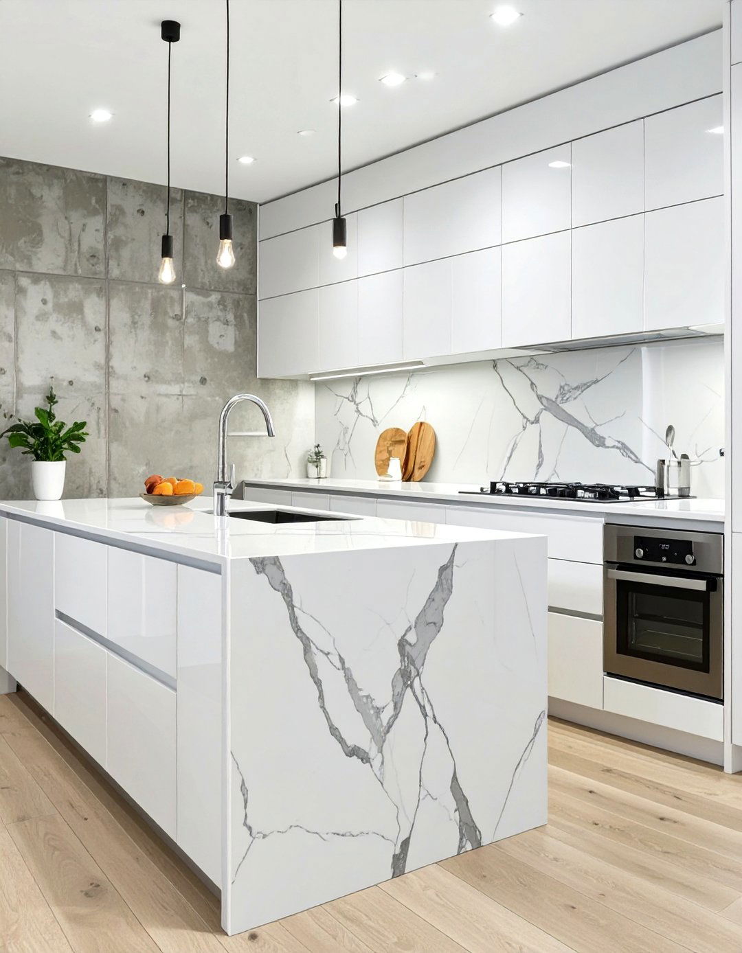 The Kitchen with Raw and Refined Materials - 30 contemporary luxury modern kitchen designs