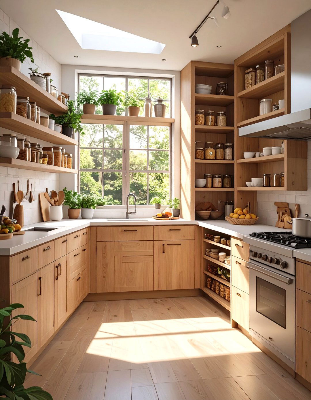 The Kitchen with a Hidden Pantry - 30 how to design a kitchen layout ideas