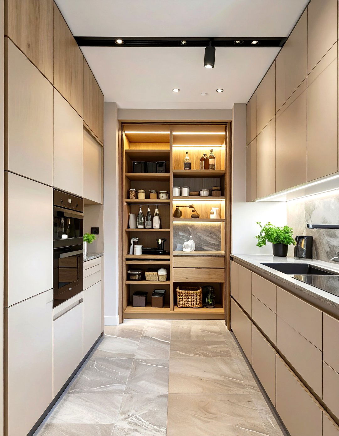 The Kitchen with a Hidden Pantry - 30 contemporary luxury modern kitchen designs