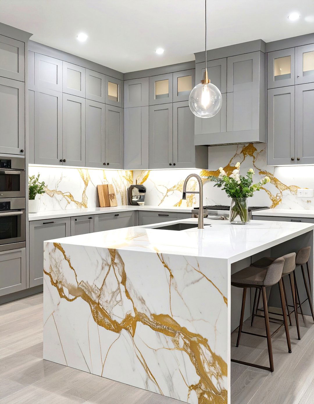 The Kitchen with a Statement Backsplash - 30 contemporary luxury modern kitchen designs