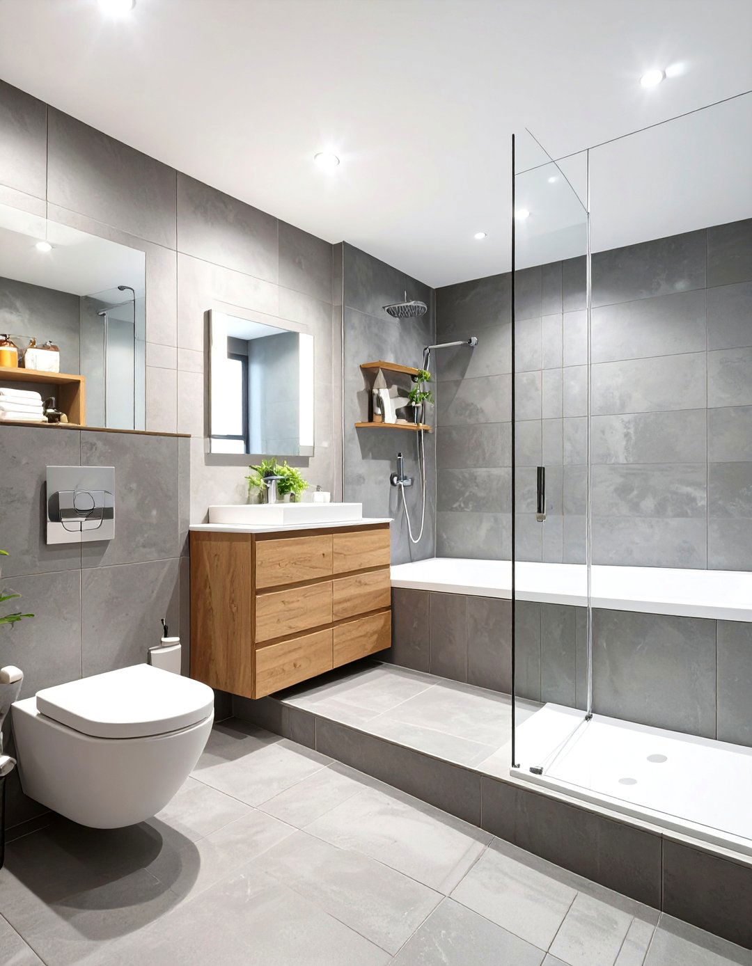 The L Shaped Bathroom Configuration - 30 bathroom layout ideas