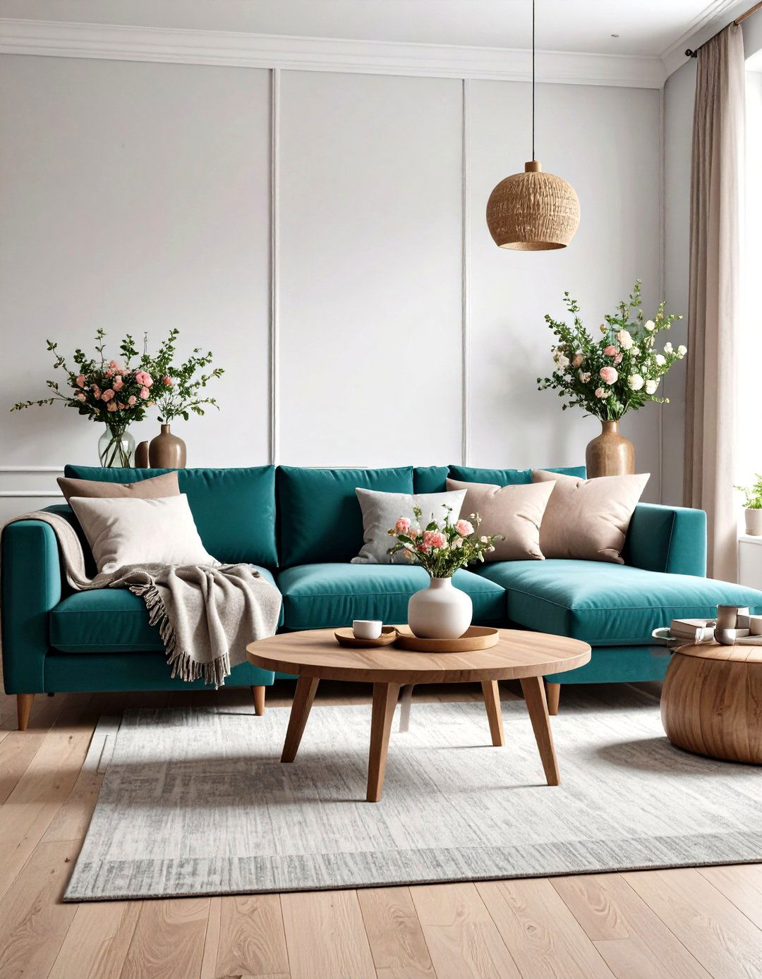 The L Shaped Conversational Living Room - 30 living room arrangement ideas