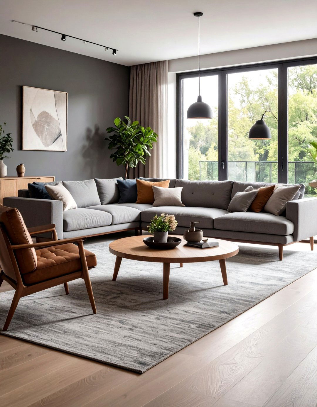 The L Shaped Sectional Focal Point - 30 living room seating ideas