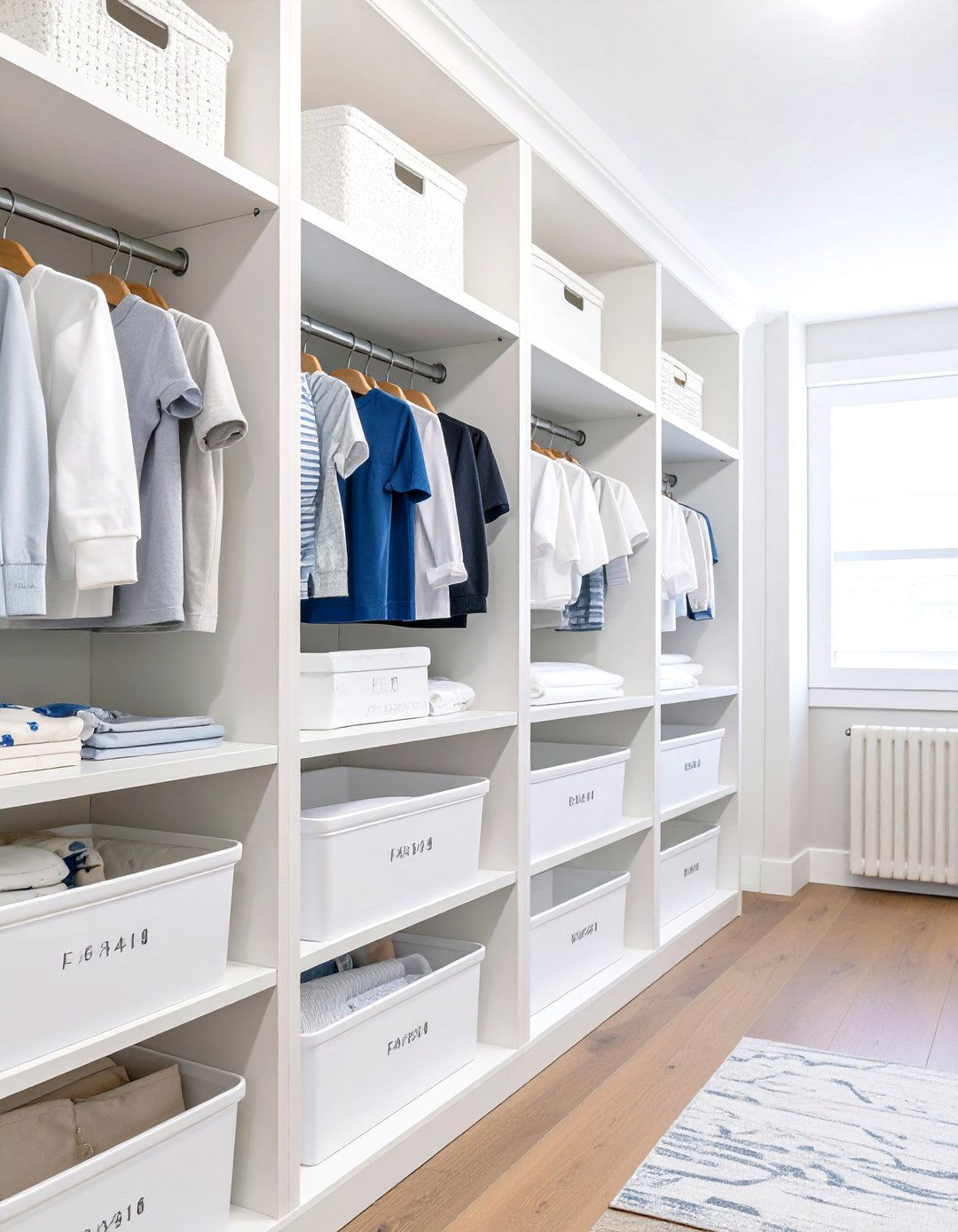 The Labeled and Categorized Closet - 30 baby closet ideas