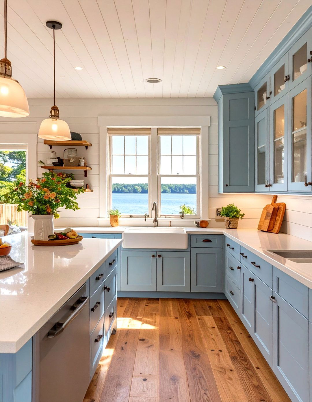 The Lake House Cabin Kitchen - 30 cabin kitchen ideas