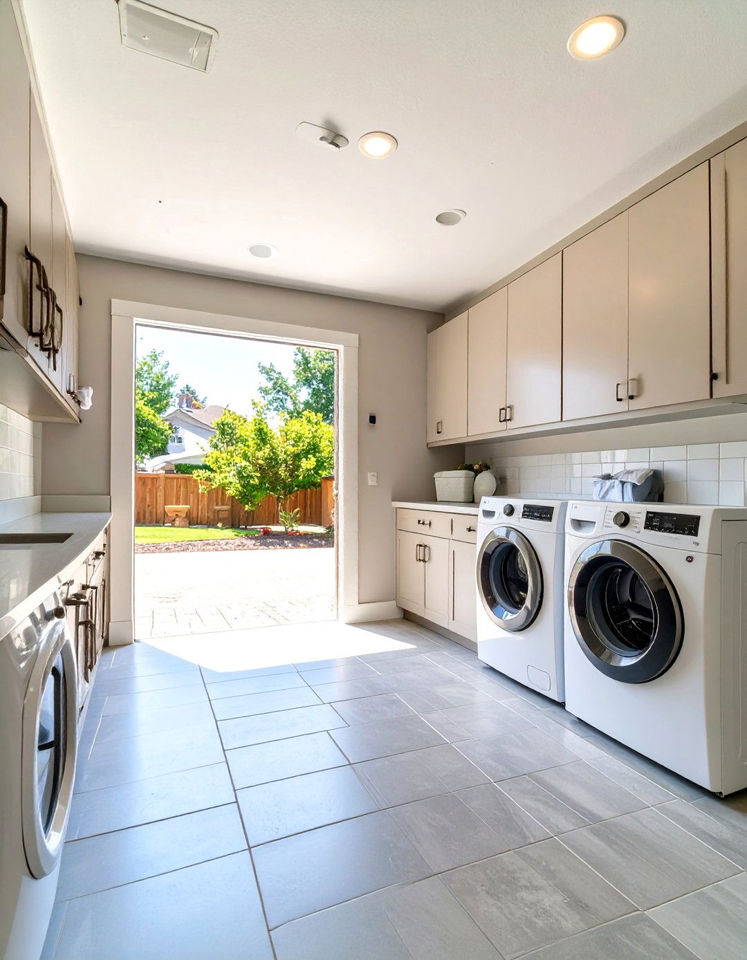 The Laundry Room Connector - 30 enclosed breezeway ideas from garage to house