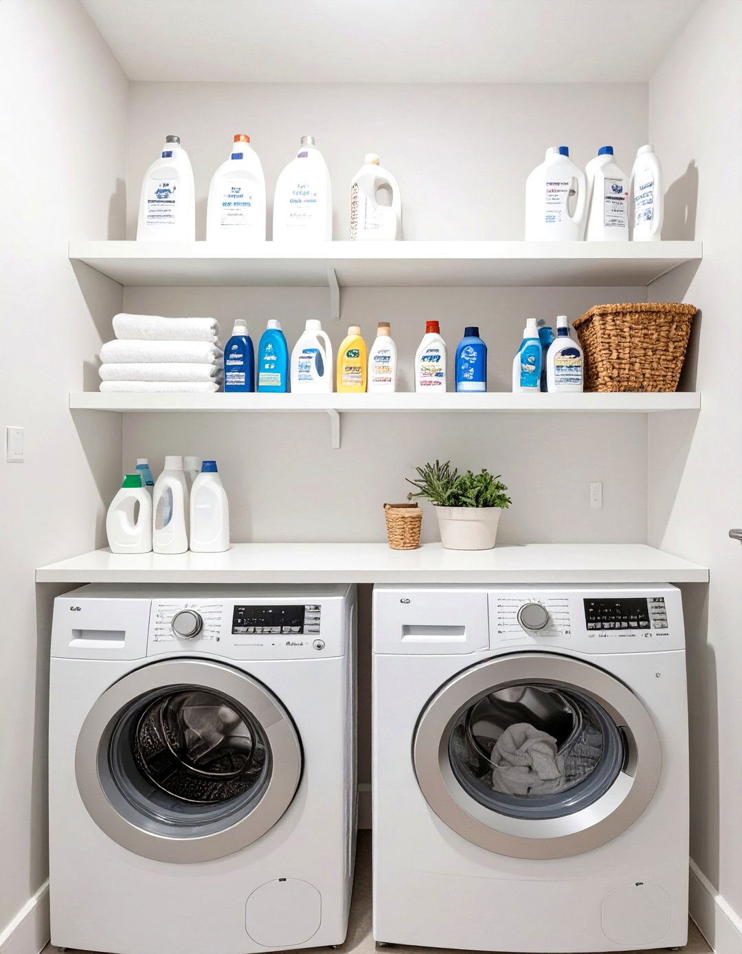 The Laundry Room Organizer - 30 basement shelving ideas