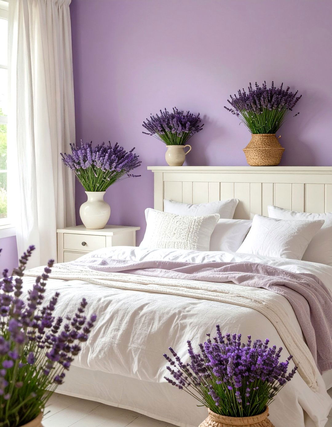 The Lavender Hued Cottage Bedroom - 30 cottage bedroom ideas