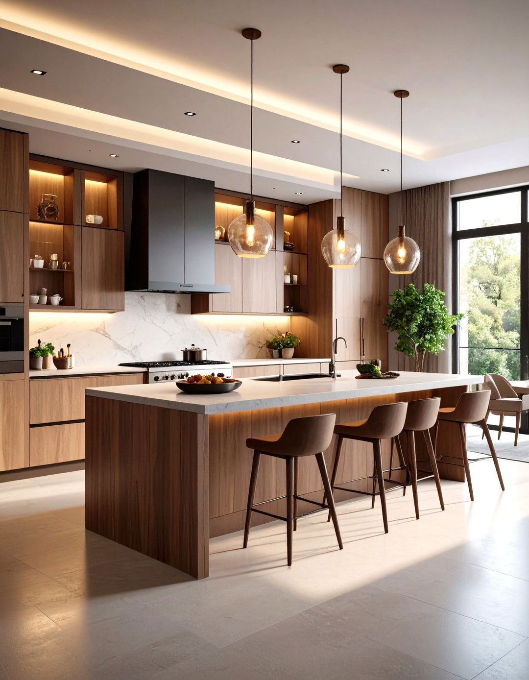 The Layered Lighting Kitchen - 30 kitchen decor ideas 2025