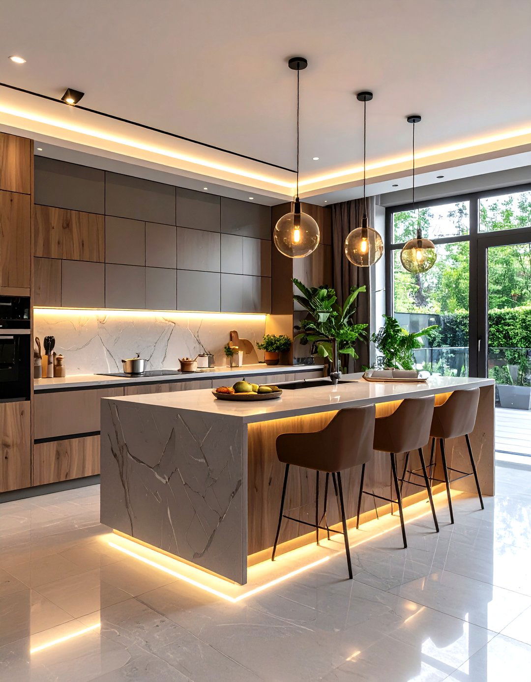The Layered Lighting Kitchen Scheme - 30 kitchen trends 2023 2025