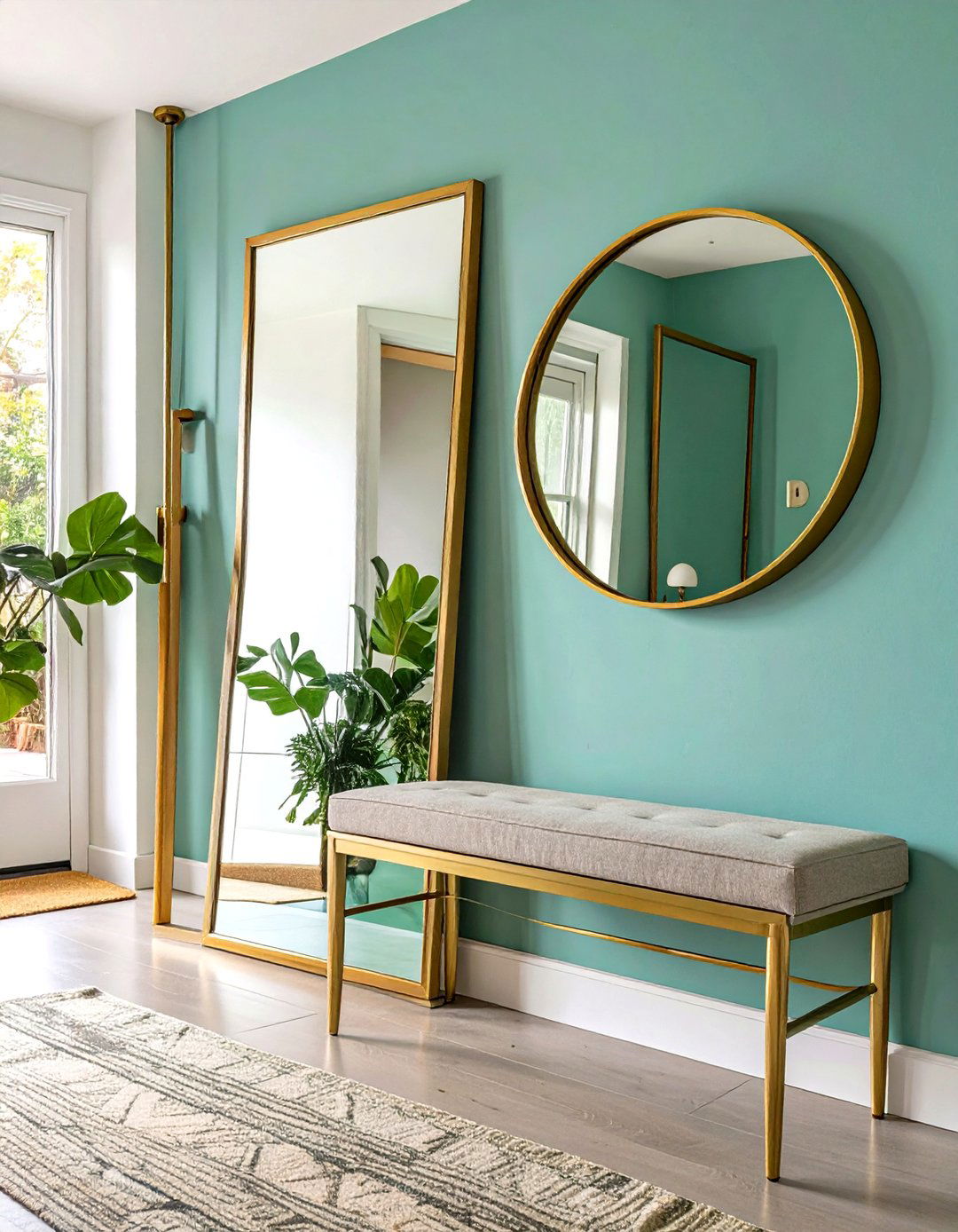 The Layered Mirrors Entryway Mirror - 30 modern entryway mirror ideas