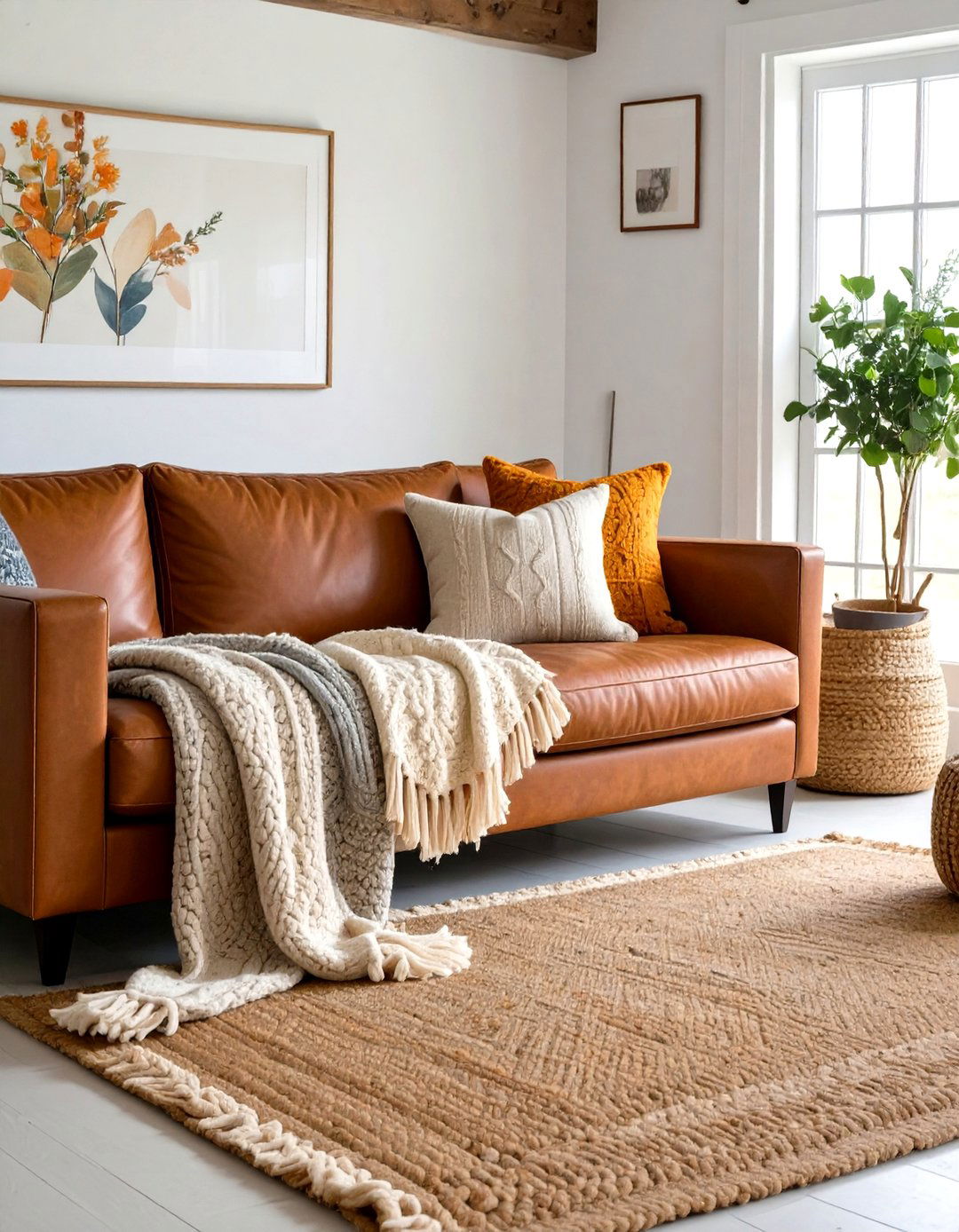 The Layered Textures Theme - 30 modern farmhouse farmhouse living room ideas