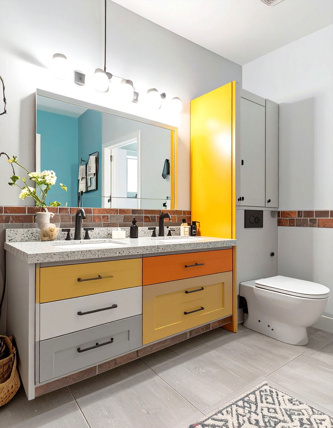 The Lego Builders Bathroom - 30 boys bathroom ideas