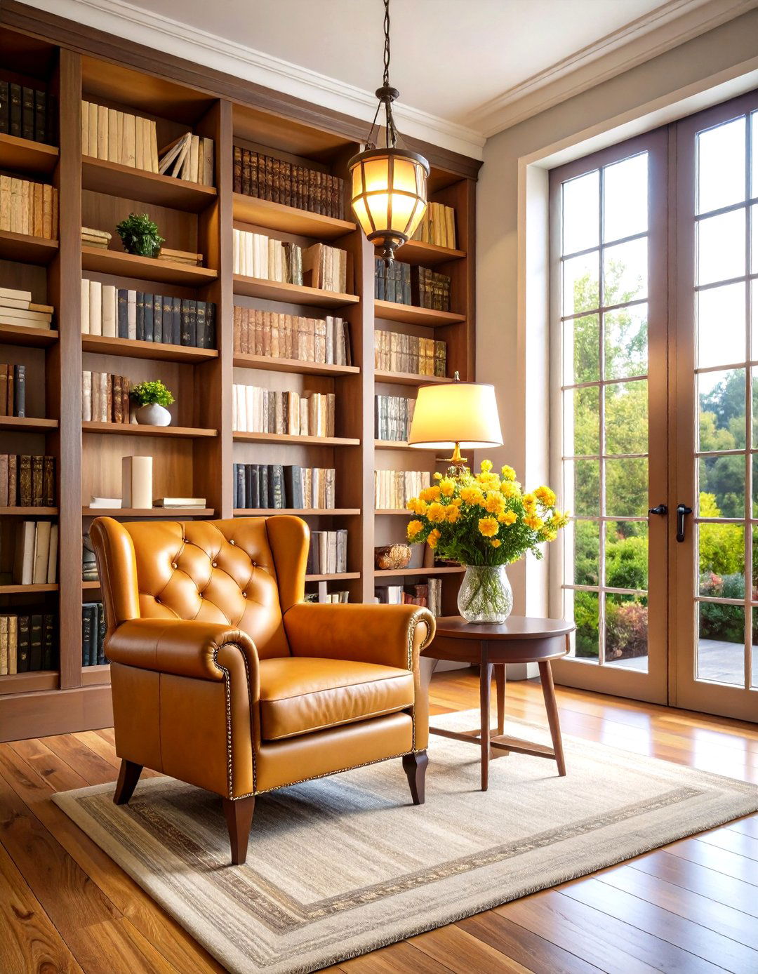 The Library Entryway - 30 entryway decorating ideas