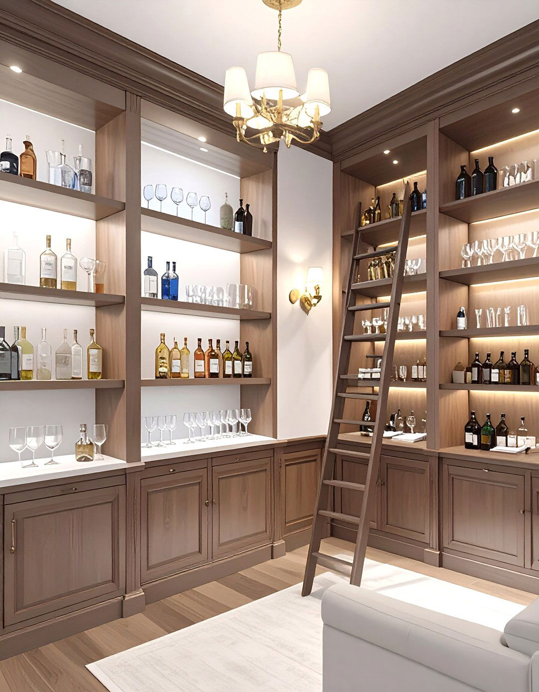 The Library Inspired Butlers Pantry - 30 butlers pantry ideas