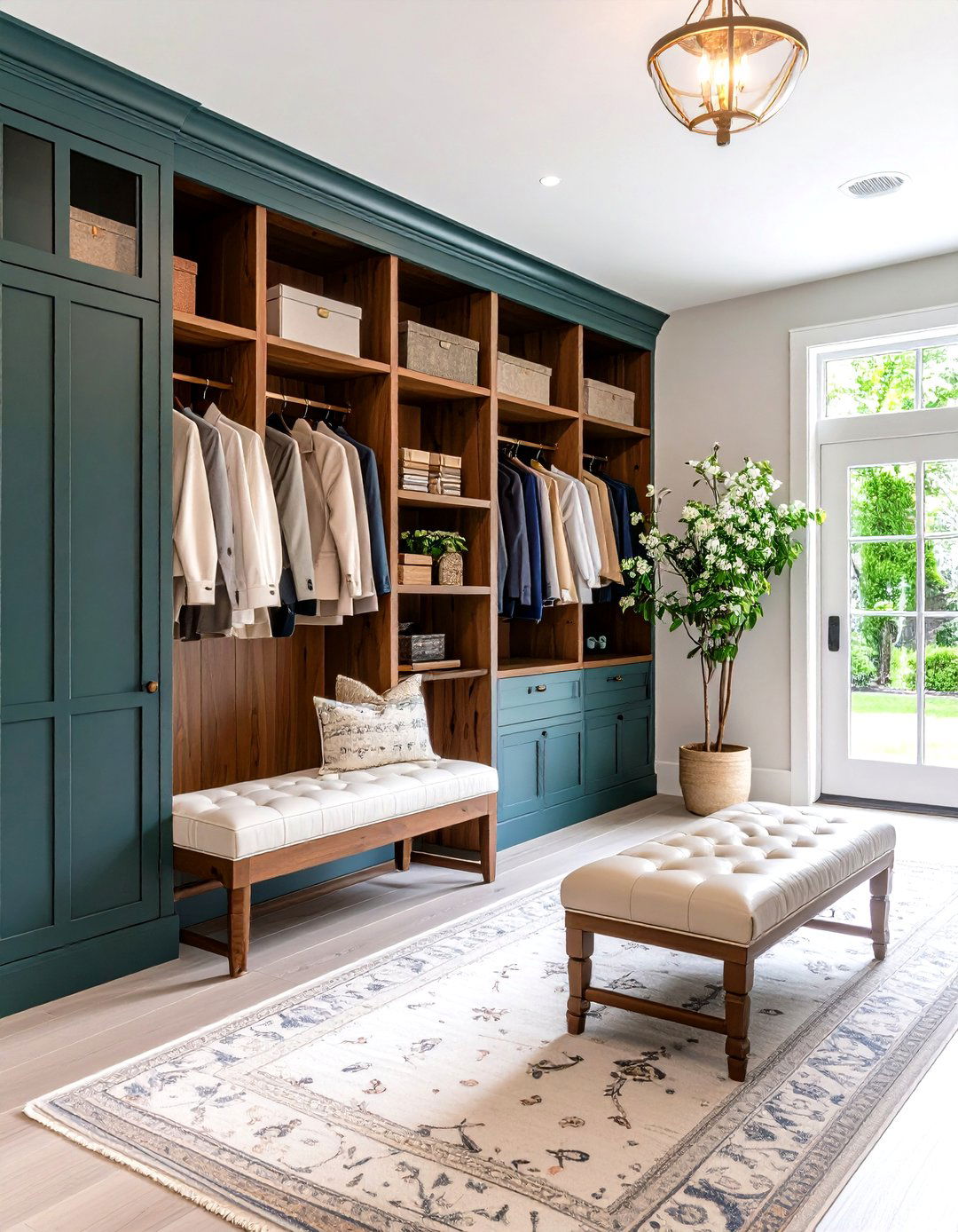 The Library Inspired Entryway Closet - 30 entryway closet ideas