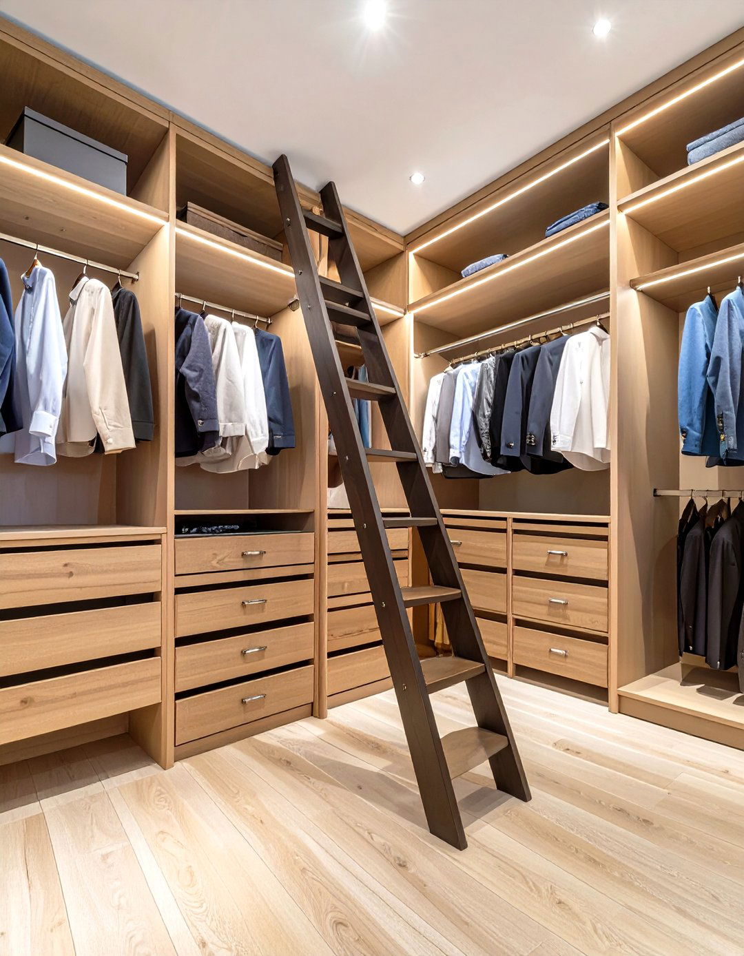 The Library Ladder Closet - 30 ikea closet design tool ideas