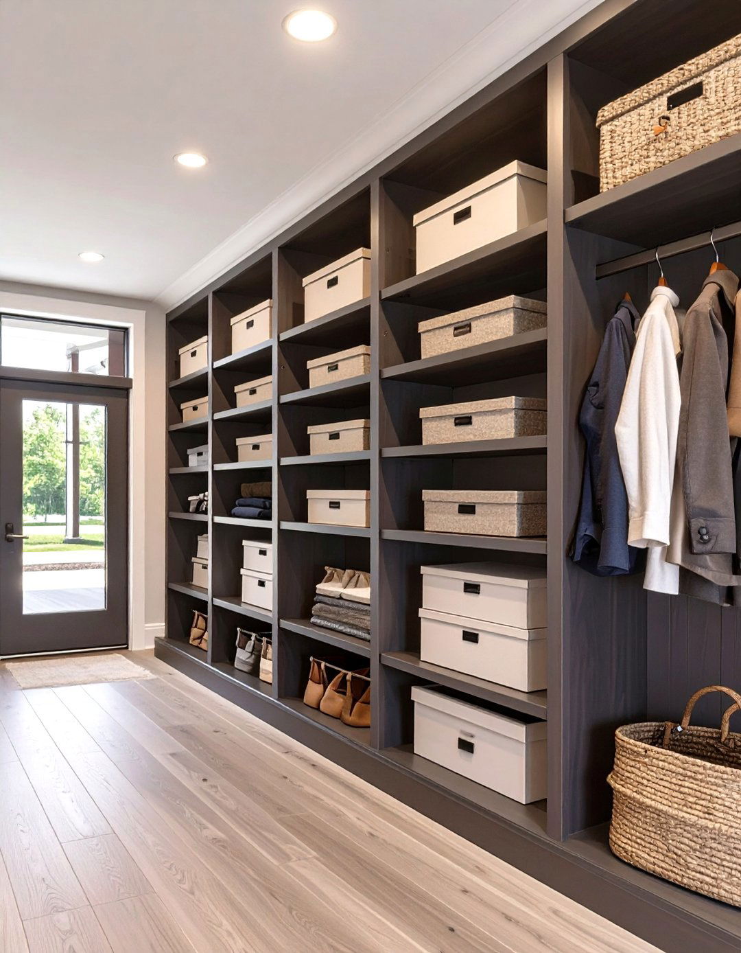 The Library Ladder Closet Access - 30 coat closet organization ideas
