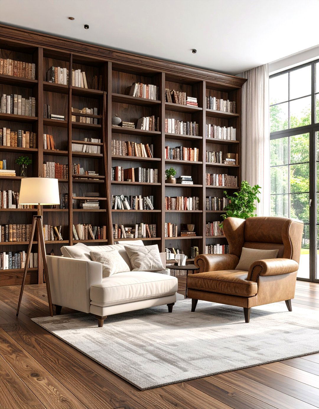 The Library Living Room - 30 2025 living room trends