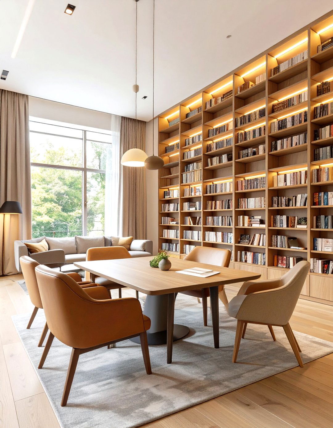 The Library Lounge and Diner - 30 lounge dining room ideas
