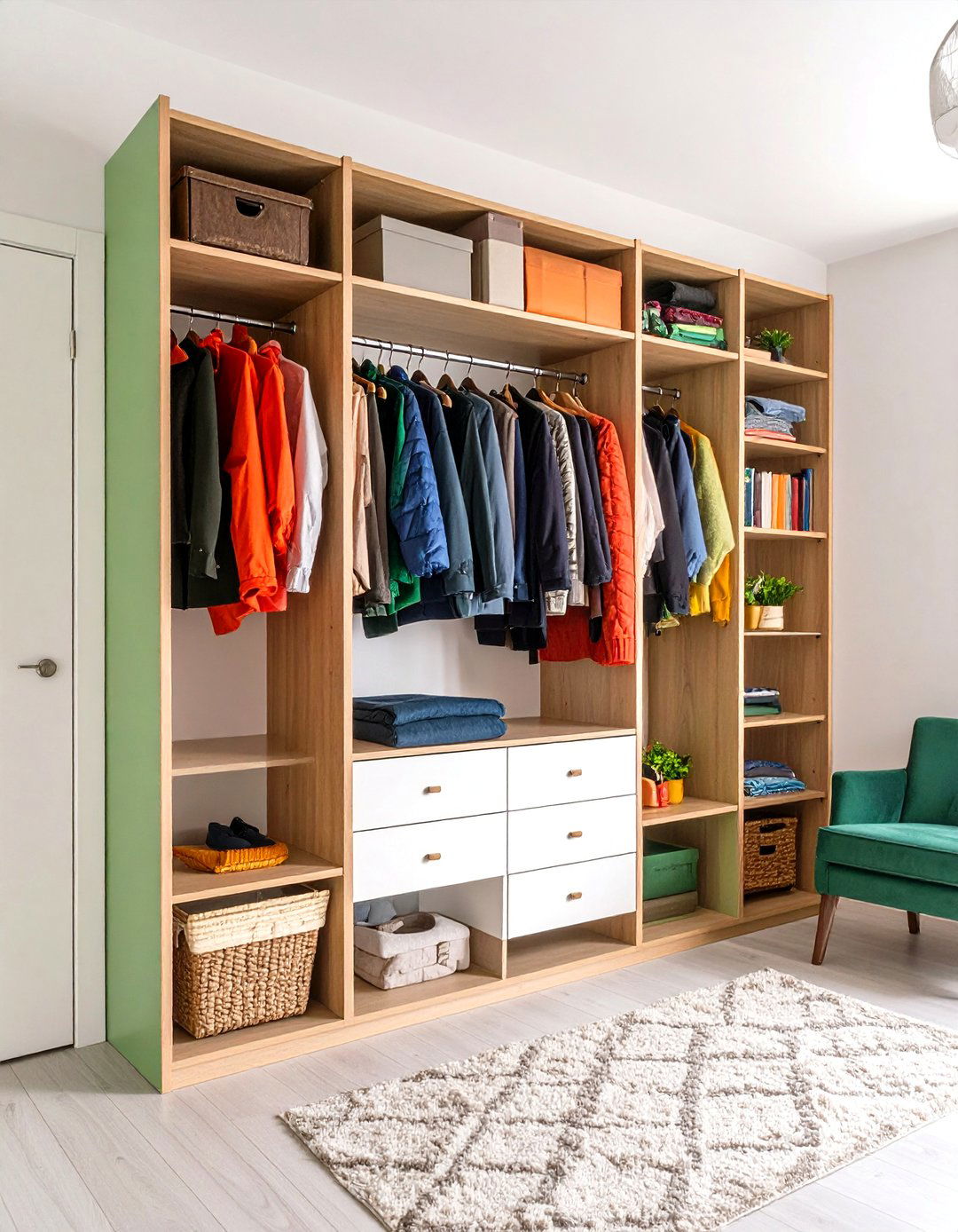 The Library Nook Hallway Closet - 30 hallway closet ideas