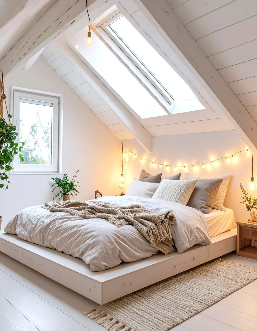 The Light and Airy Attic Bedroom - 30 cozy neutral bedroom ideas