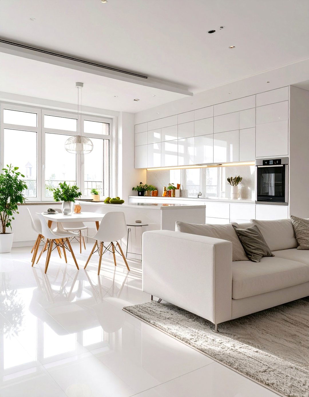 The Light and Airy Open Plan Kitchen and Living Room - 30 kitchen and living room ideas