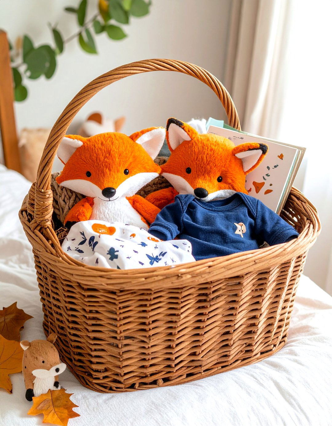 The Little Animal Lovers Basket - 30 gift basket baby shower gift ideas