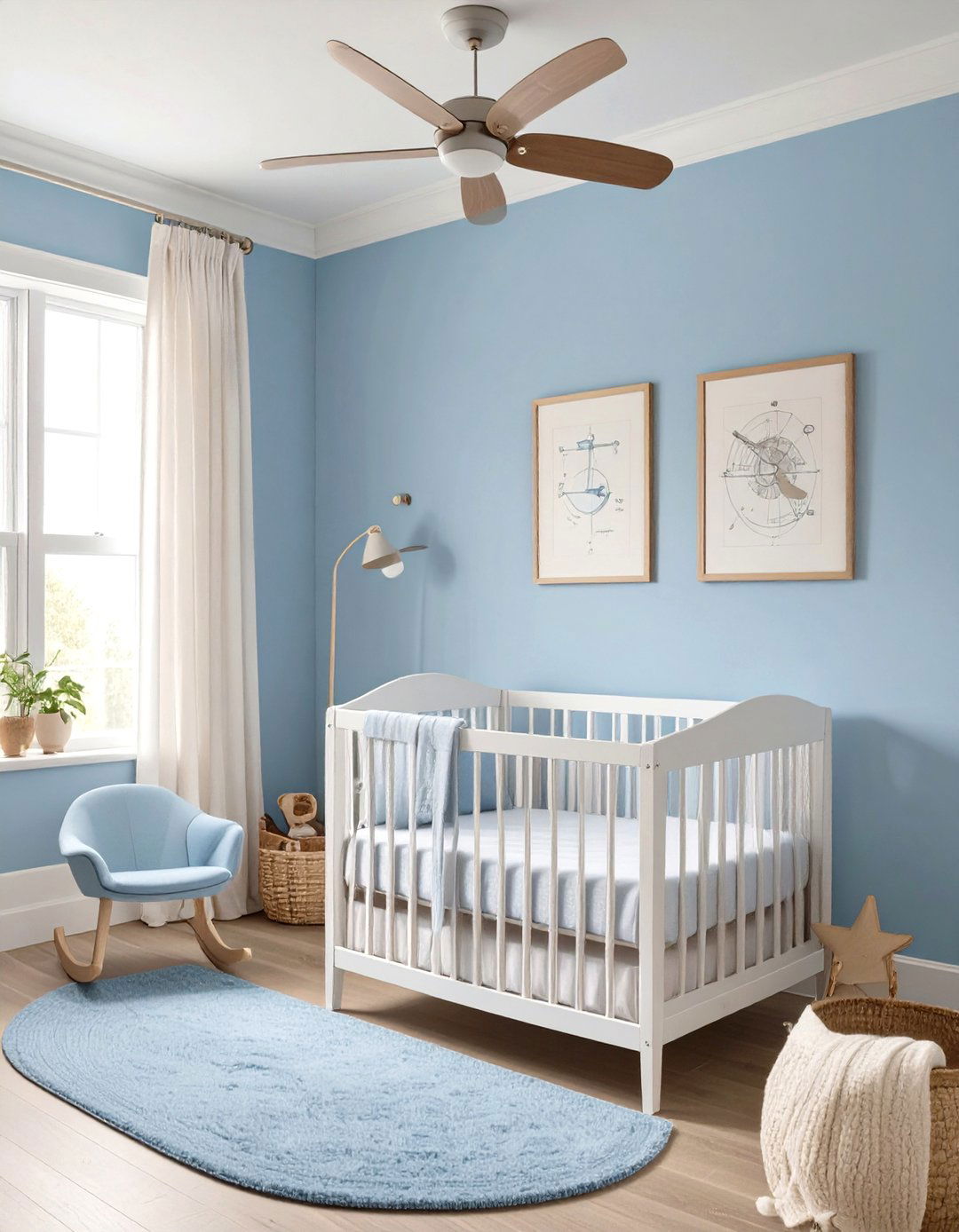 The Little Aviators Dream Room - 30 modern baby boy room ideas