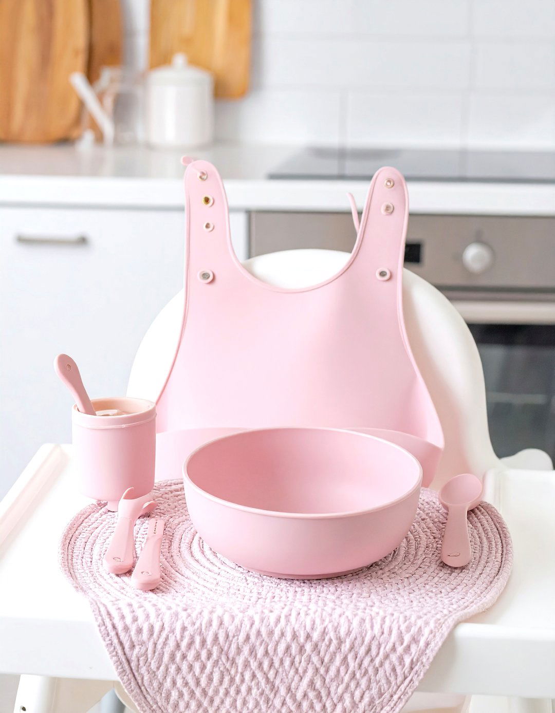 The Little Chefs First Feeding Bundle - 30 girl baby shower gift ideas