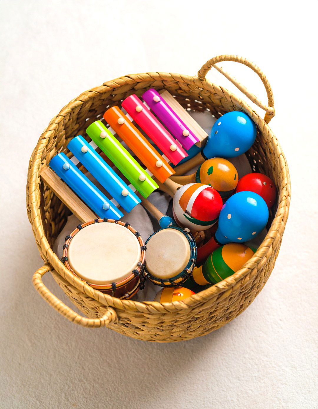 The Little Musician Basket - 30 gift basket baby shower gift ideas