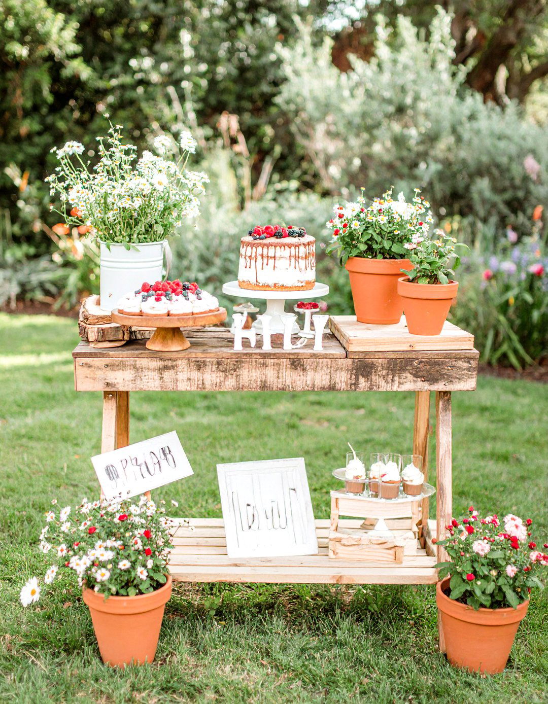 The Little Sprout Garden Party Sweets - 30 baby shower dessert ideas