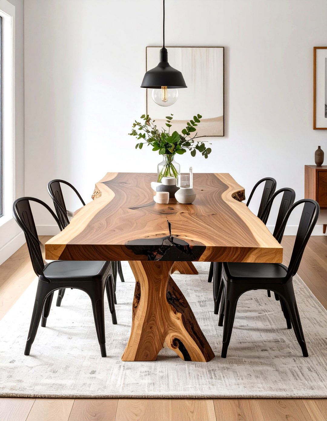The Live Edge Wood Dining Room Table - 30 dining room table ideas