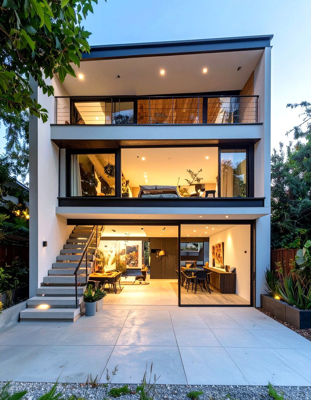 The Live Work Studio House - 30 low budget simple two storey house design ideas