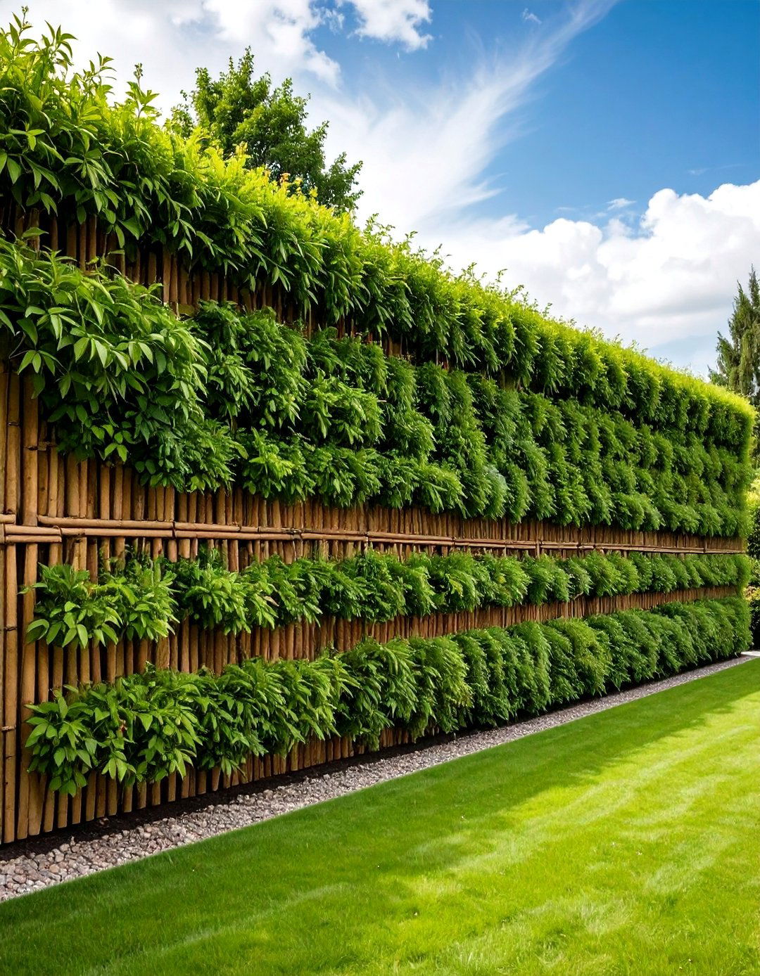 The Living Fence or Fedge Garden Wall - 30 garden wall ideas