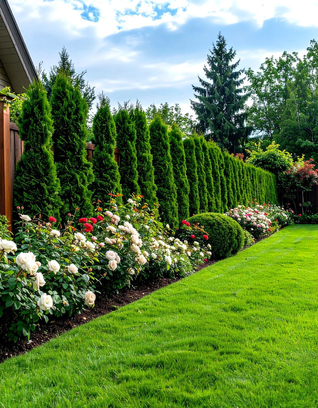 The Living Hedge Fence Garden - 30 fence garden ideas