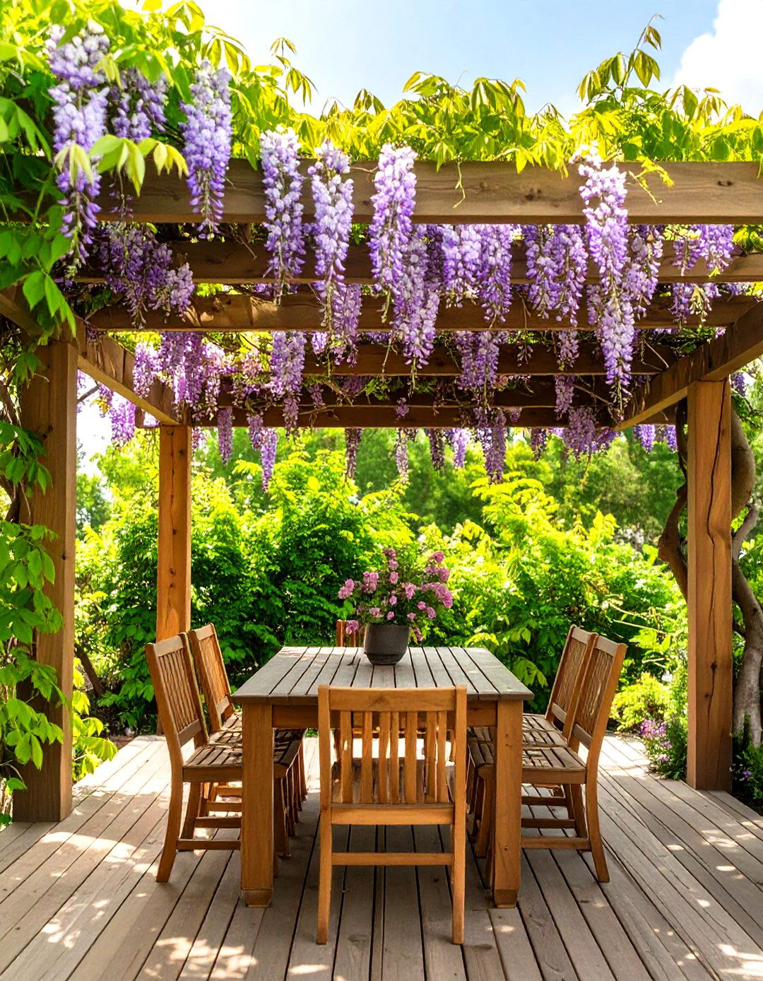 The Living Roof Green Pergola Deck - 30 deck shade ideas