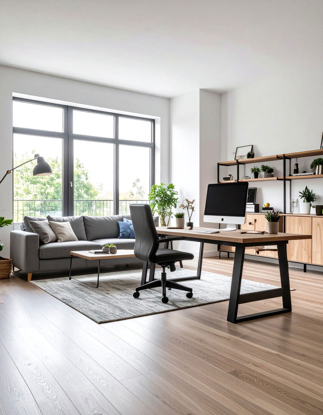 The Living Room as a Home Office Hybrid - 30 living room arrangement ideas