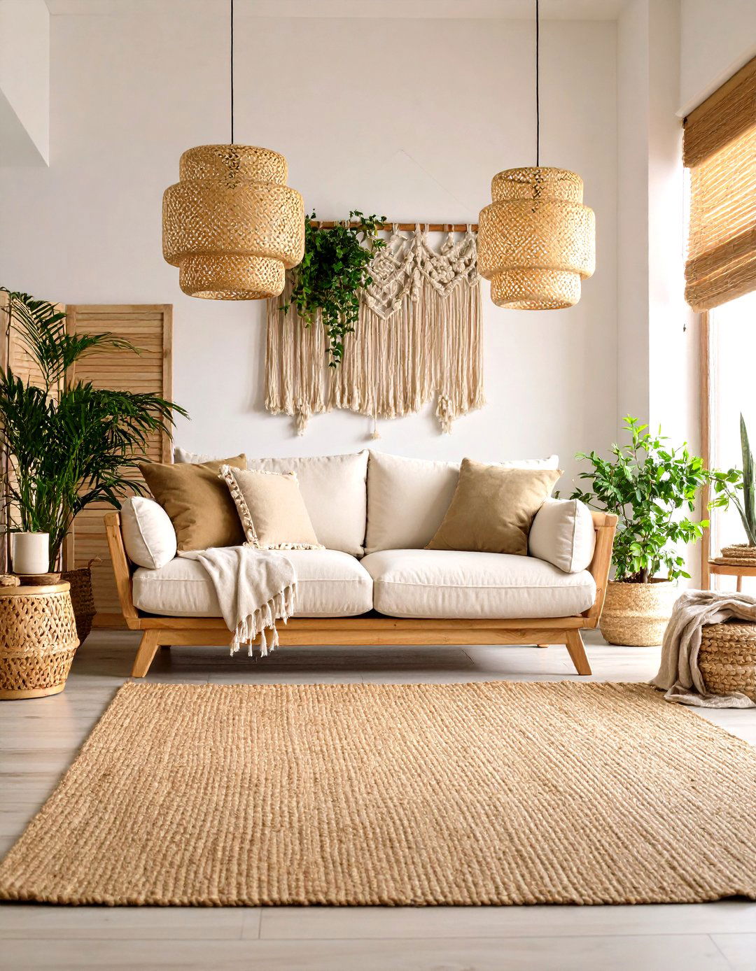 The Living Room with Natural Fiber Focus - 30 earthy living room ideas