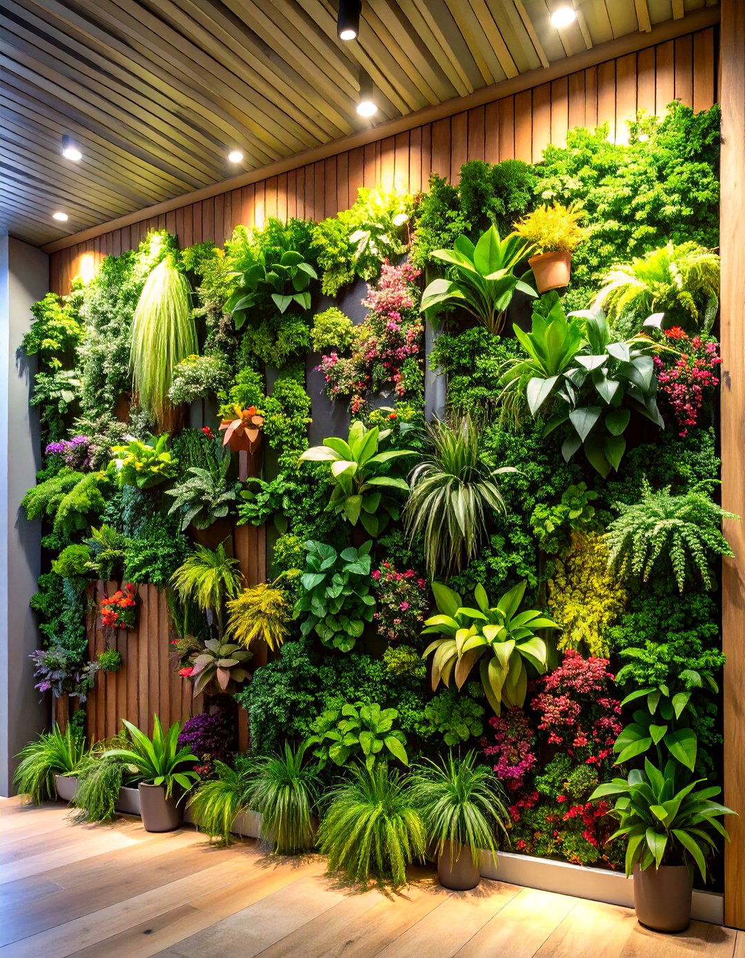 The Living Vertical Garden Wall - 30 garden wall ideas