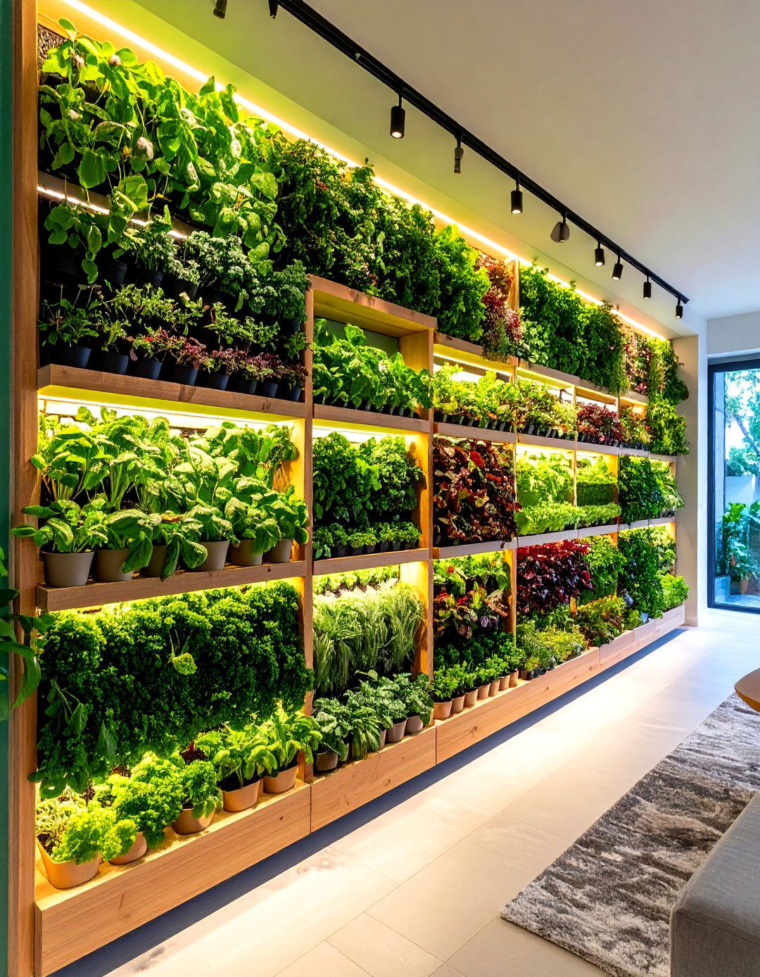 The Living Wall Herb Garden Panel - 30 indoor herb garden ideas