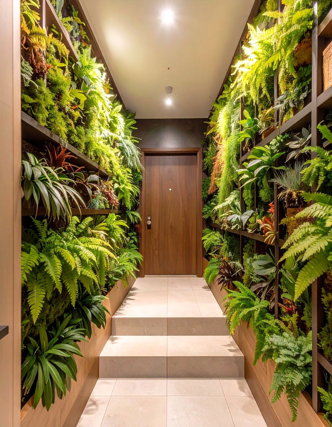 The Living Wall Vertical Garden - 30 exterior basement entrance ideas