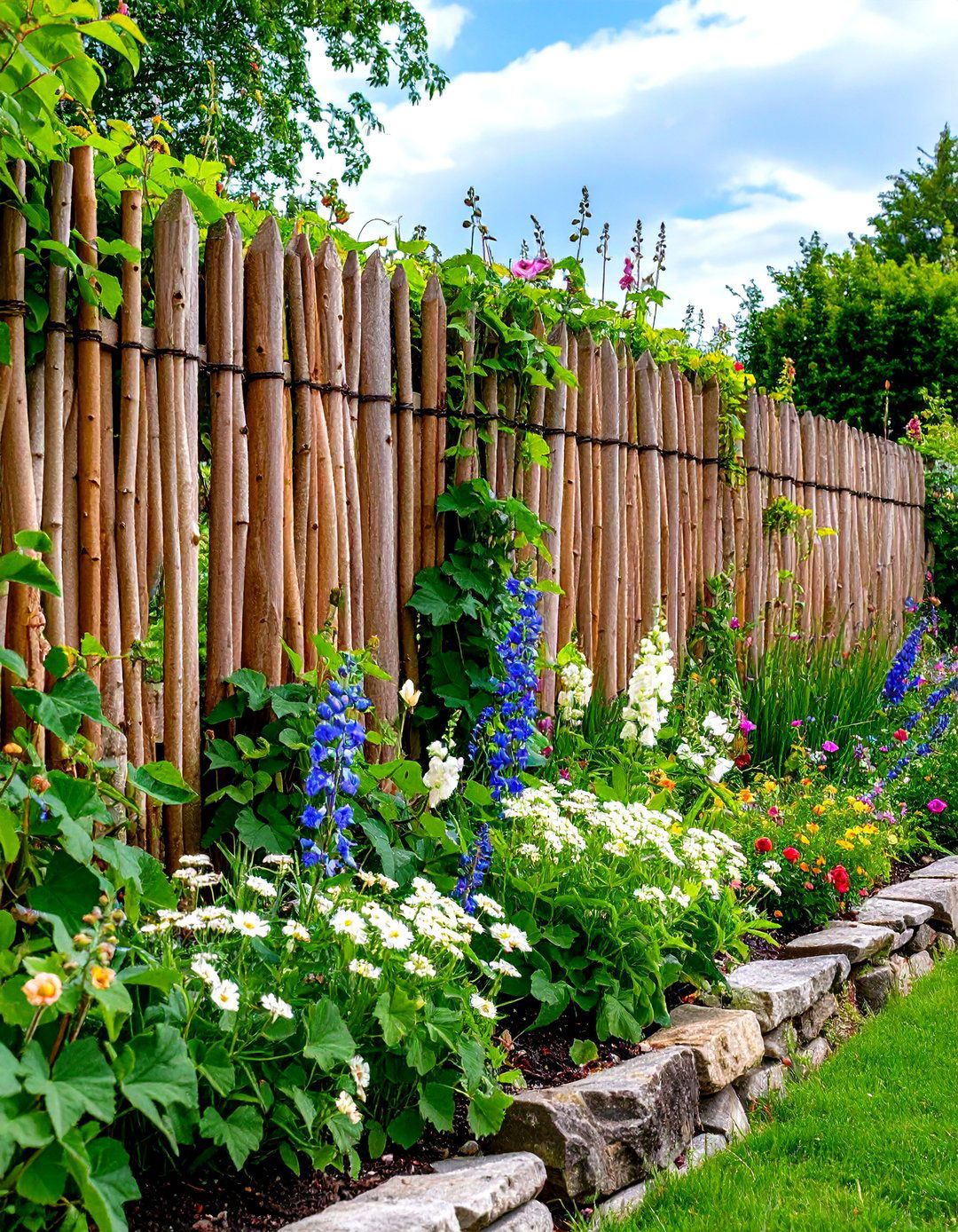The Living Willow Fence Garden Bed - 30 garden beds ideas