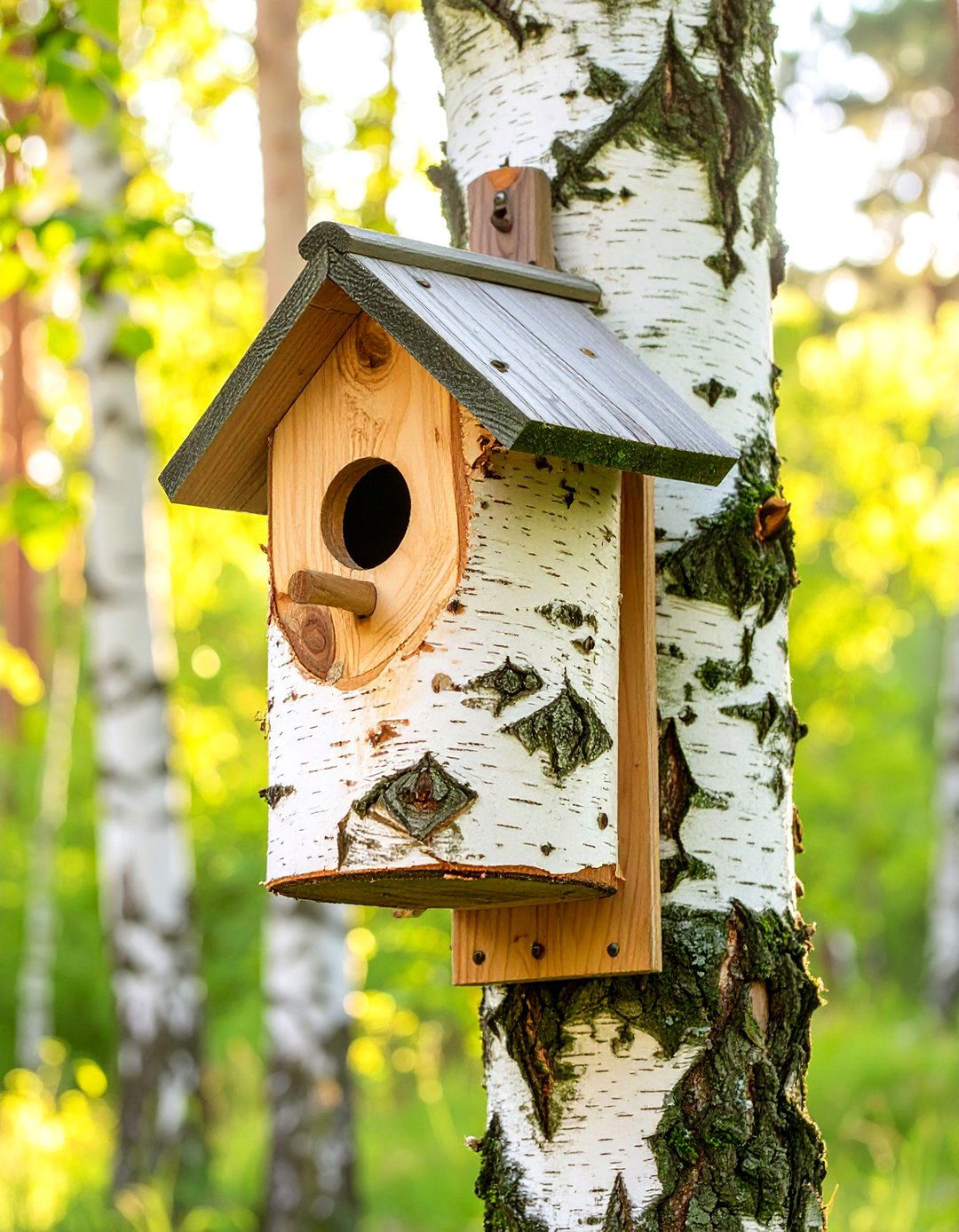 The Log End Bird House - 30 bird house design ideas
