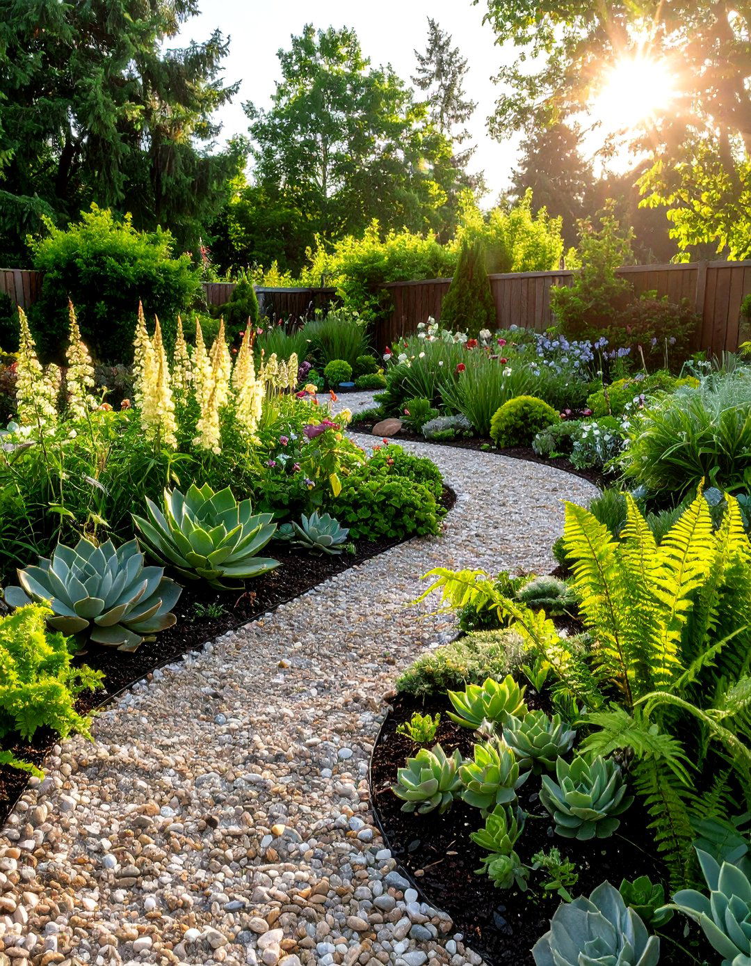 The Low Allergen Gravel Garden - 30 gravel garden ideas